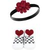 imageHudson Baby Girls Headband and Socks GiftsetRed Sequin