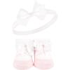 imageHudson Baby Girls Headband and Socks GiftsetSilver Ballet 10pack