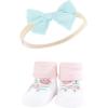 imageHudson Baby Girls Headband and Socks GiftsetSoft Floral