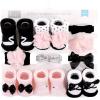 imageHudson Baby Girls Headband and Socks GiftsetSwan 10pack