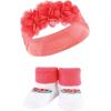 imageHudson Baby Girls Headband and Socks GiftsetTeal Coral