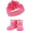 imageHudson Baby Girls Headband and Socks GiftsetTeal Coral