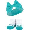 imageHudson Baby Girls Headband and Socks GiftsetTeal Coral