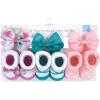 imageHudson Baby Girls Headband and Socks GiftsetTiedye