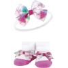 imageHudson Baby Girls Headband and Socks GiftsetTiedye