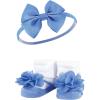 imageHudson Baby Girls Headband and Socks GiftsetWildflower