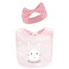 imageHudson Baby Unisex Baby Cotton Bib and Headband or Caps Set Happy Easter One Size Pack of 2