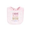 imageHudson Baby Unisex Baby Cotton Bib and Headband or Caps Set Mothers Day One Size Pack of 2