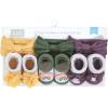imageHudson Baby Unisex Baby Long Sleeve Plush Faux Fur Sleeping Bag Wearable BlanketPurple Green Yellow Pink Green