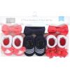 imageHudson Baby Unisex Baby Long Sleeve Plush Faux Fur Sleeping Bag Wearable BlanketWatermelon Navy Coral