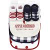 imageHudson Baby Unisex BabyCotton Bib and Sock SetApple Orchard