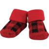 imageHudson Baby Unisex BabyCotton Bib and Sock SetBaby Bear Plaid
