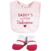 imageHudson Baby Unisex BabyCotton Bib and Sock SetBe Mine Valentine