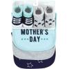 imageHudson Baby Unisex BabyCotton Bib and Sock SetBoy Mothers Day