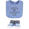 imageHudson Baby Unisex BabyCotton Bib and Sock SetBoy Mothers Fathers Day