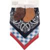 imageHudson Baby Unisex BabyCotton Bib and Sock SetCowboy