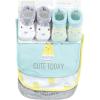 imageHudson Baby Unisex BabyCotton Bib and Sock SetEggstra Cute