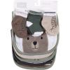 imageHudson Baby Unisex BabyCotton Bib and Sock SetForest Bear