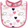 imageHudson Baby Unisex BabyCotton Bib and Sock SetGirl Mothers Fathers Day