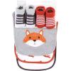 imageHudson Baby Unisex BabyCotton Bib and Sock SetLittle Fox