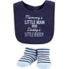 imageHudson Baby Unisex BabyCotton Bib and Sock SetNewest Family Member
