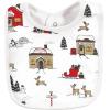 imageHudson Baby Unisex BabyCotton Bib and Sock SetNorth Pole