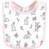 imageHudson Baby Unisex BabyCotton Bib and Sock SetPink