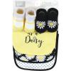 imageHudson Baby Unisex BabyCotton Bib and Sock SetPretty Daisy