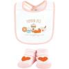 imageHudson Baby Unisex BabyCotton Bib and Sock SetPumpkin Spice