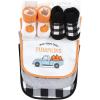 imageHudson Baby Unisex BabyCotton Bib and Sock SetPumpkin Truck