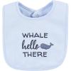 imageHudson Baby Unisex BabyCotton Bib and Sock SetSailor Whale
