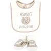 imageHudson Baby Unisex BabyCotton Bib and Sock SetSnuggle Bear
