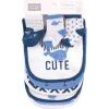 imageHudson Baby Unisex BabyCotton Bib and Sock SetWhaley Cute