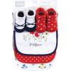 imageHudson Baby Unisex BabyCotton Bib and Sock SetWildflower