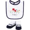 imageHudson Baby Unisex BabyCotton Bib and Sock SetWildflower