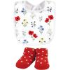 imageHudson Baby Unisex BabyCotton Bib and Sock SetWildflower