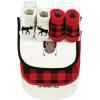imageHudson Baby Unisex BabyCotton Bib and Sock SetWinter Moose