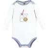 imageHudson Baby Unisex Cotton Bodysuit and Pant SetBlue Milk Cookies