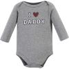 imageHudson Baby Unisex Cotton Bodysuit and Pant SetBoy Daddy Long Sleeve