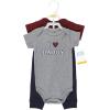 imageHudson Baby Unisex Cotton Bodysuit and Pant SetBoy Daddy Short Sleeve