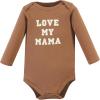 imageHudson Baby Unisex Cotton Bodysuit and Pant SetBrown Navy Mamas Boy Longsleeve
