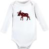 imageHudson Baby Unisex Cotton Bodysuit and Pant SetBuffalo Plaid Moose Bear