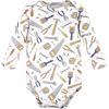 imageHudson Baby Unisex Cotton Bodysuit and Pant SetConstruction Work