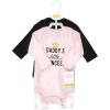 imageHudson Baby Unisex Cotton Bodysuit and Pant SetDaddys Little Princess Long Sleeve