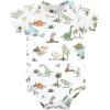 imageHudson Baby Unisex Cotton Bodysuit and Pant SetDinosaur Adventures Shortsleeve