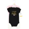 imageHudson Baby Unisex Cotton Bodysuit and Pant SetGirl Daddy