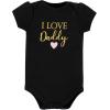 imageHudson Baby Unisex Cotton Bodysuit and Pant SetGirl Daddy