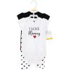 imageHudson Baby Unisex Cotton Bodysuit and Pant SetGirl Mommy Red Black