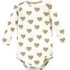 imageHudson Baby Unisex Cotton Bodysuit and Pant SetLeopard Hearts Long Sleeve
