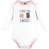 imageHudson Baby Unisex Cotton Bodysuit and Pant SetLove You Smore